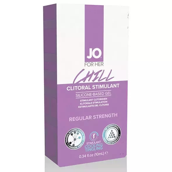 System JO Clitoral Cooling Gel Chill 10 ml – gaivinamoji formulė