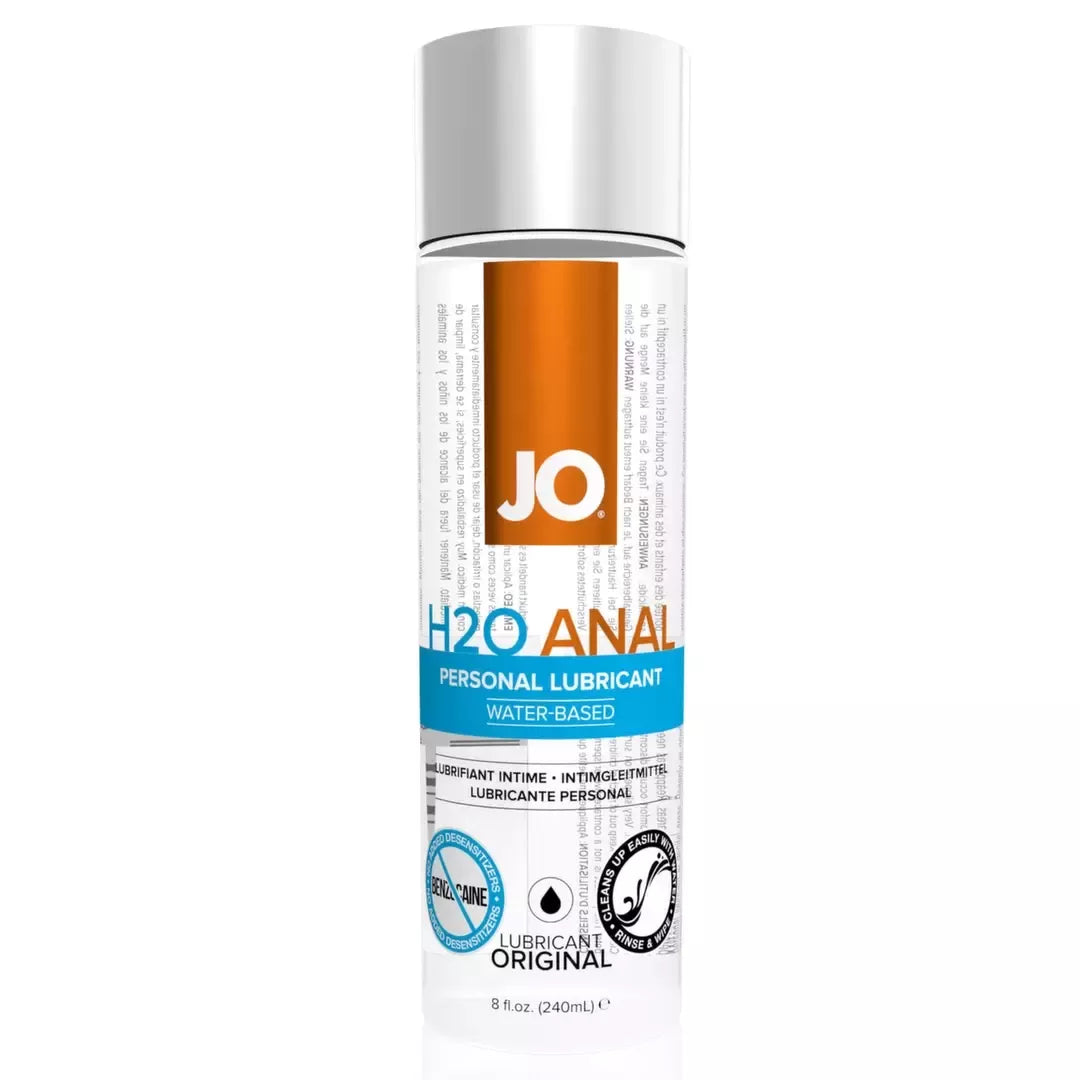 System JO H2O Anal Original lubrikantas 240ml – Vandens pagrindo, tiršta formulė