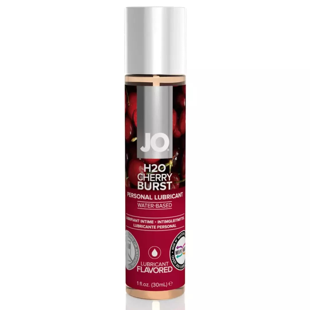 System JO H2O Cherry Burst vandens pagrindo lubrikantas 30ml, veganiškas