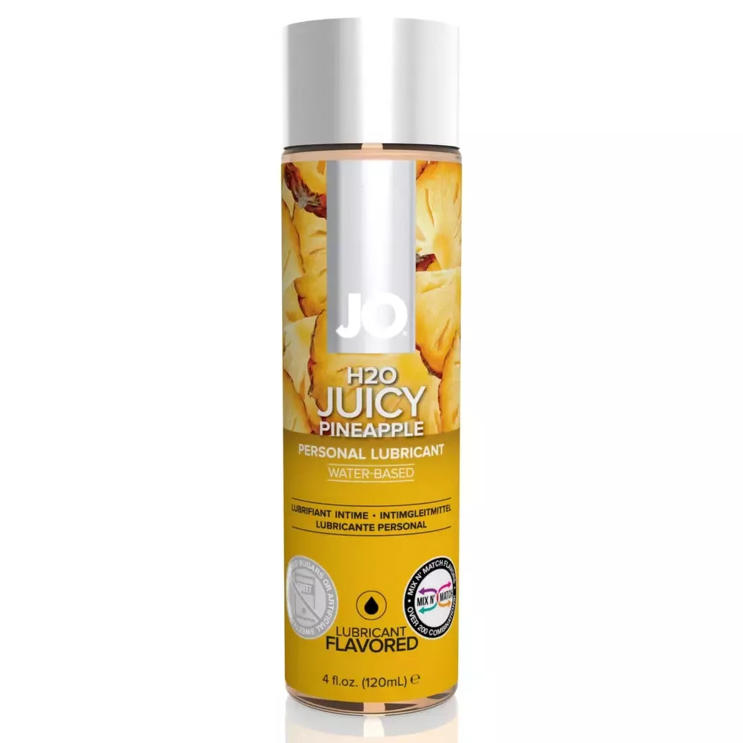 System JO H2O Juicy Pineapple vandens pagrindo gelis 120ml veganiška priemonė