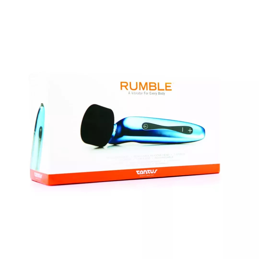 Tantus Rumble belaidis asmeninis masažuoklis, 7 greičiai, silikoninė galvutė, juodas