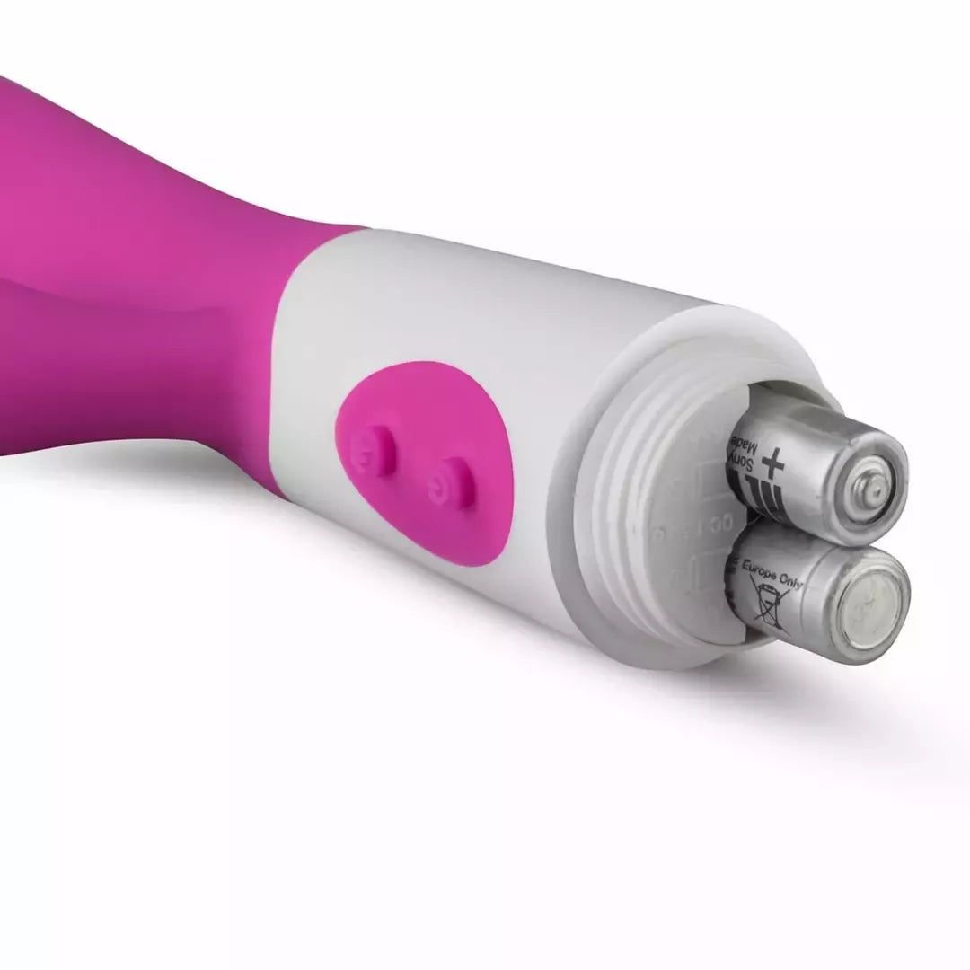 Teazers Pink Dual-Action silikoninis triušio formos vibratorius, 10 režimų, atsparus vandeniui