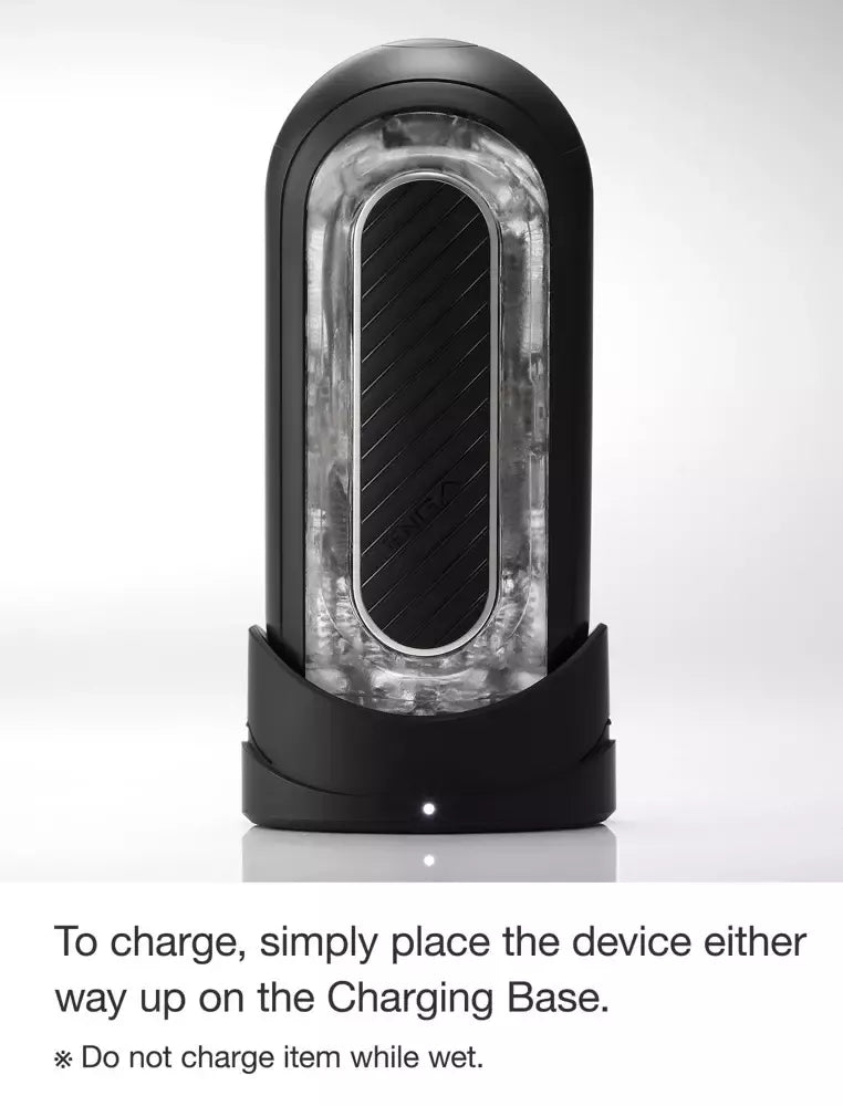 Tenga Flip Zero Gravity Black elektroninis vibruojantis intymus prietaisas
