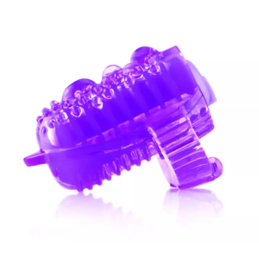 The Screaming O LingO Purple – kompaktiškas vibruojantis liežuvio priedas SEBS