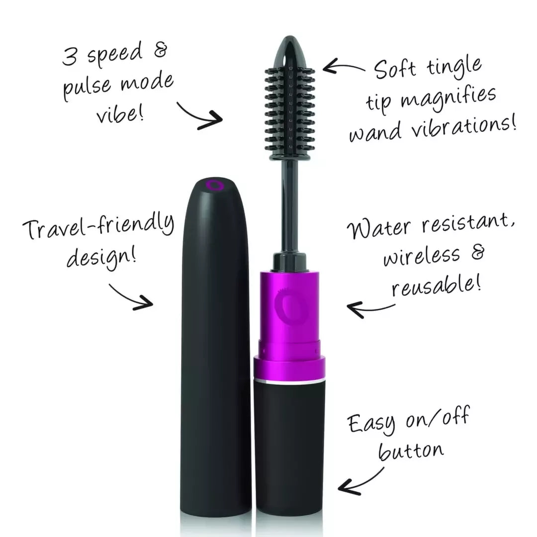 The Screaming O Vibrating Mascara Wand – Diskretiškas 4 režimų mini prietaisas