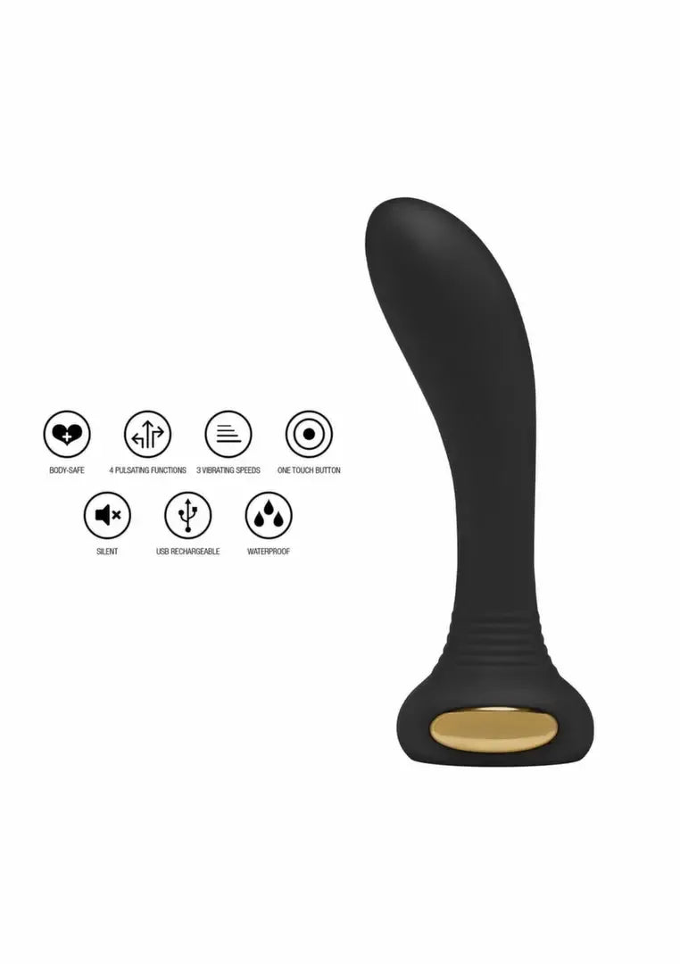 TOYJOY LUZ Zare vibratorius, 7 režimai, silikoninis, USB įkraunamas, atsparus vandeniui, su LED apšvietimu, rožinis