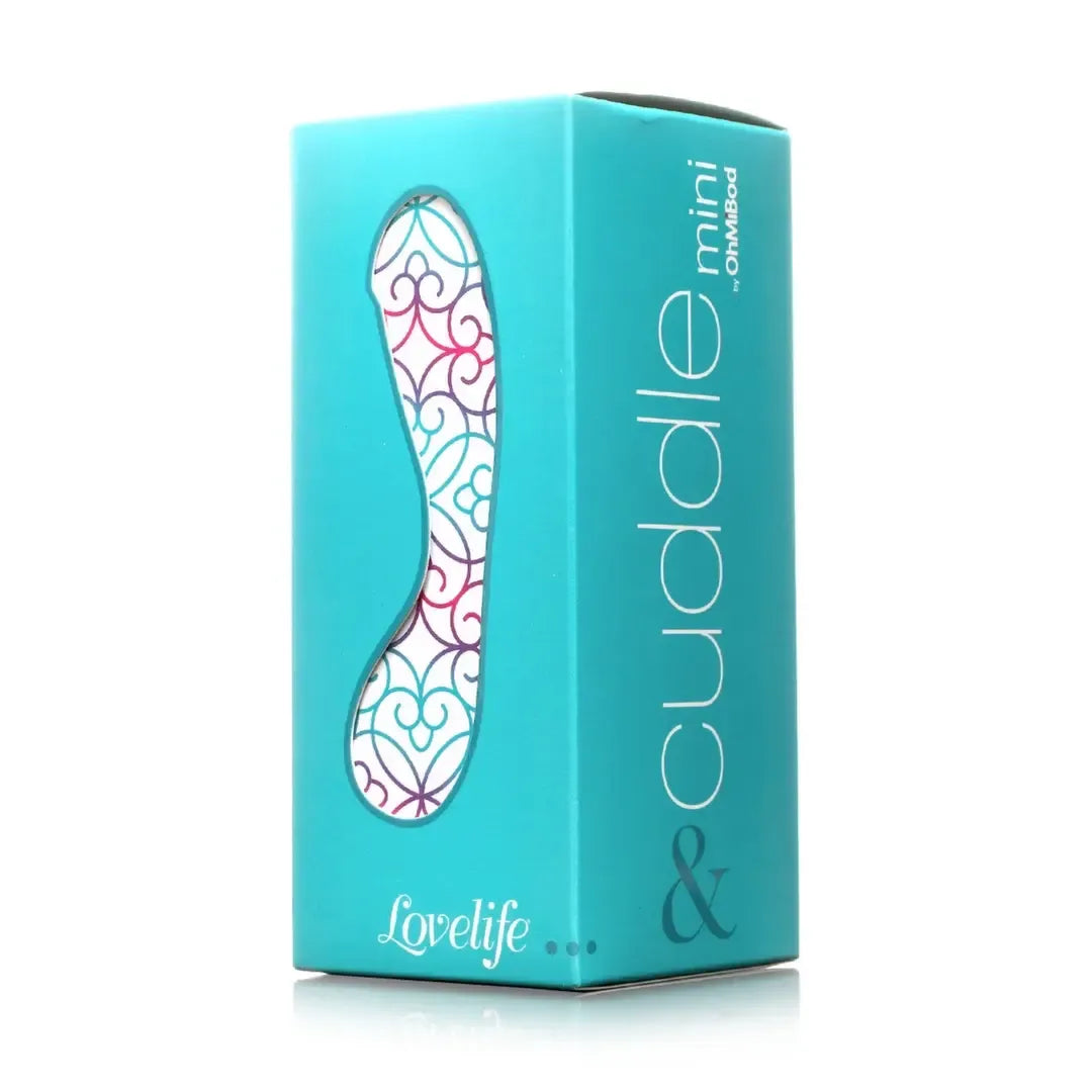 USB įkraunamas OhMiBod Lovelife Cuddle Mini turkio spalvos G taško masažuoklis
