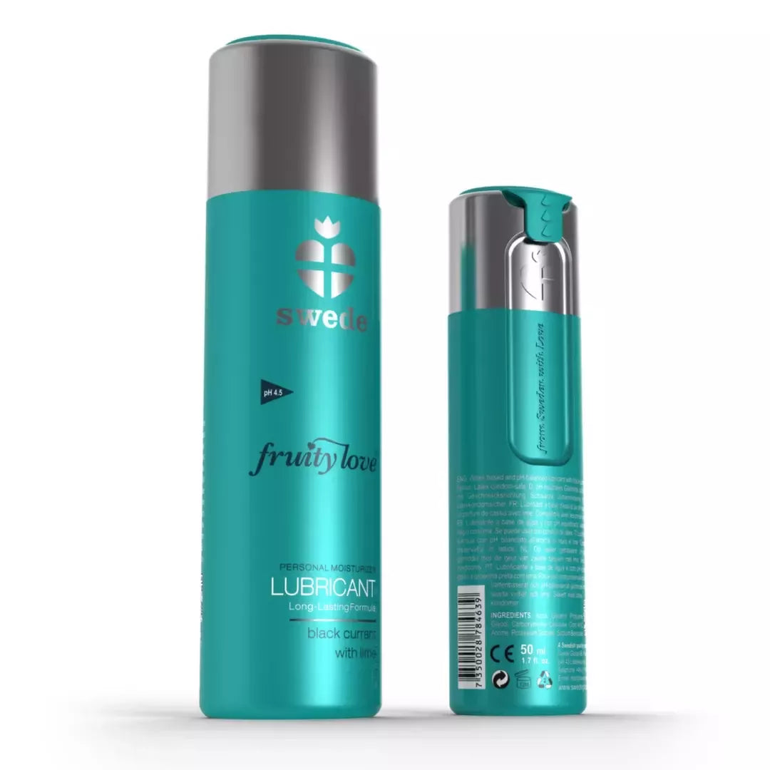 Vandeninis lubrikantas Swede Fruity Love, juodieji serbentai ir laimas, 50 ml