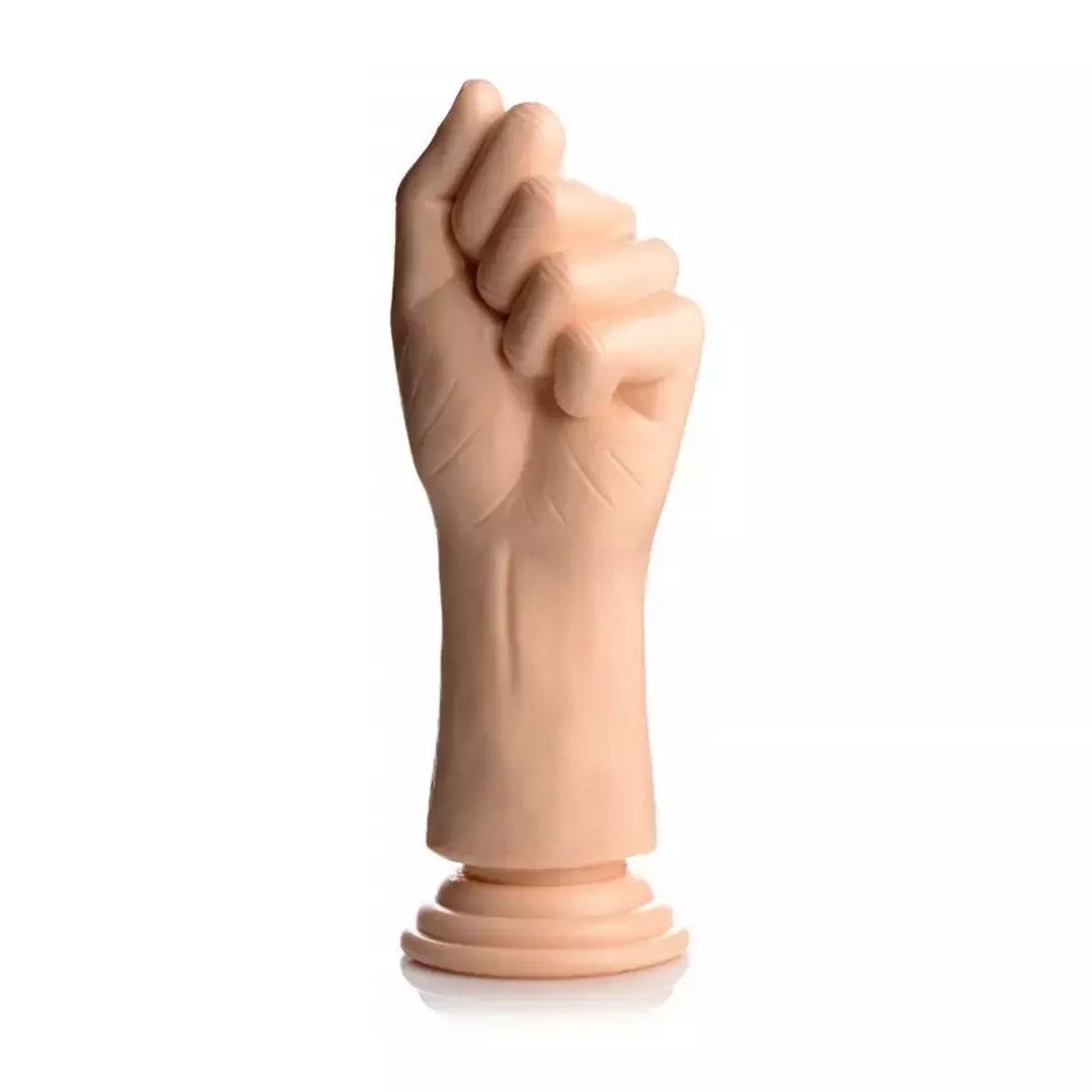 XR Brands Master Series Knuckles Small Hand Model su vakuuminu pagrindu 21 cm