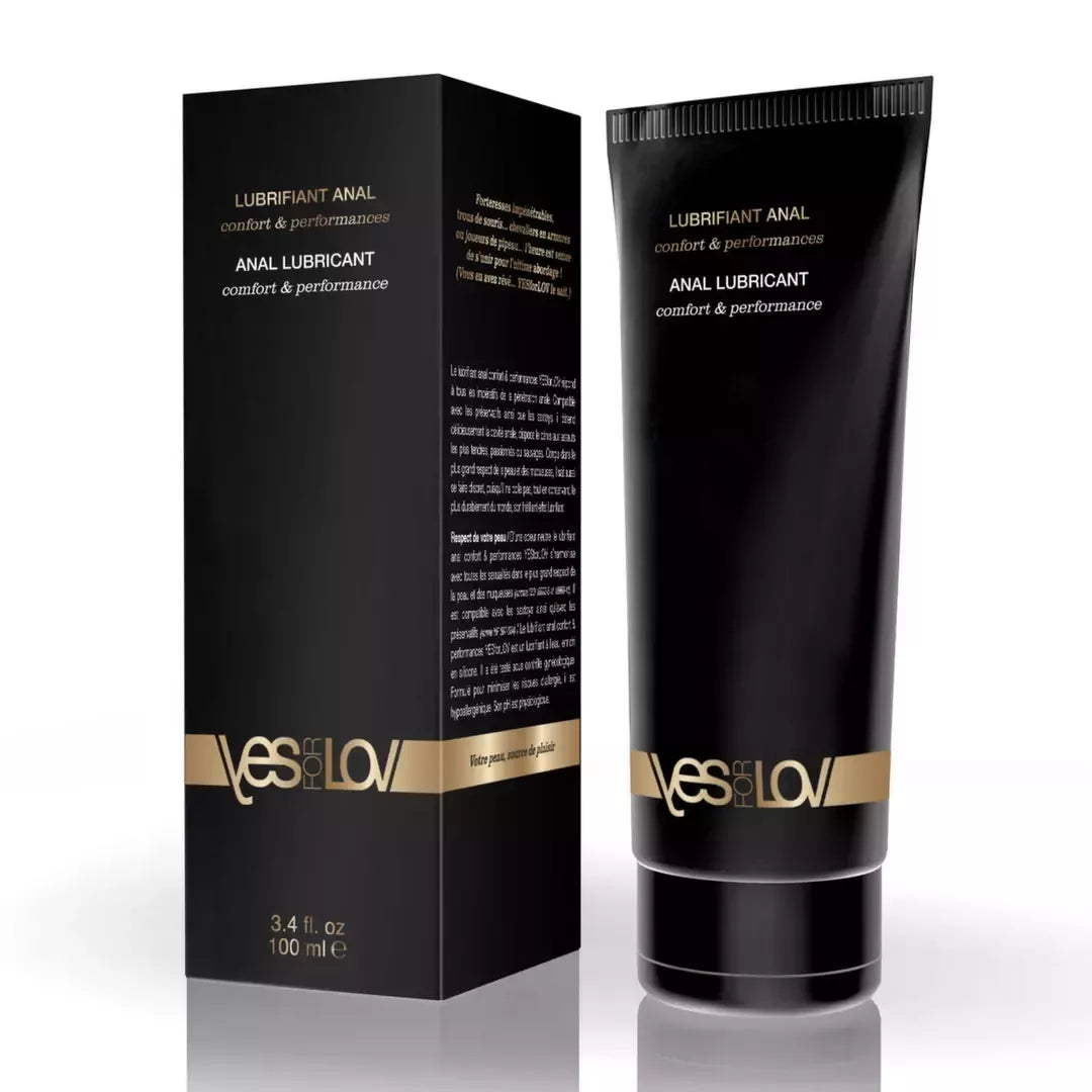 YESforLOV Comfort & Performance lubrikantas 100 ml – ilgai išliekanti vandens ir silikono formulė