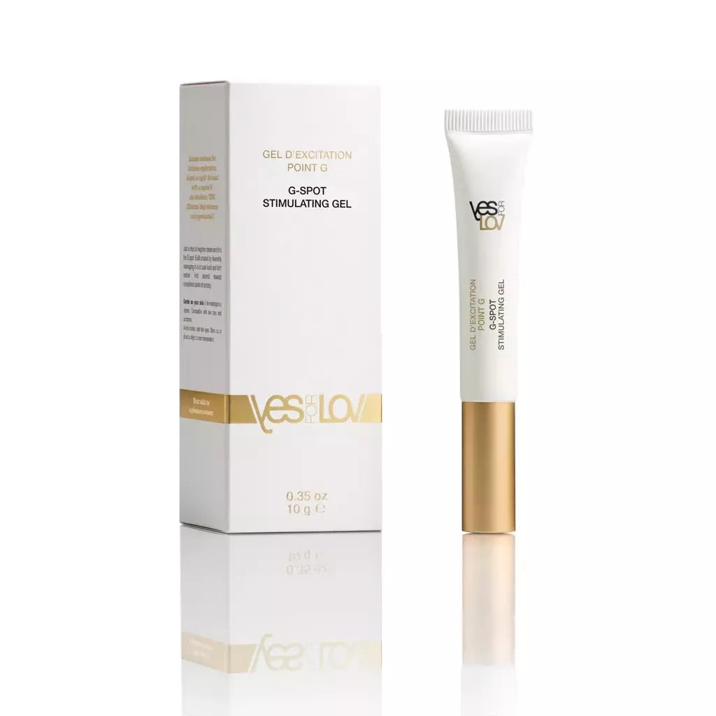 YESforLOV G-Spot stimuliuojantis gelis, 10g, mėtų skonio, patikrintas dermatologų