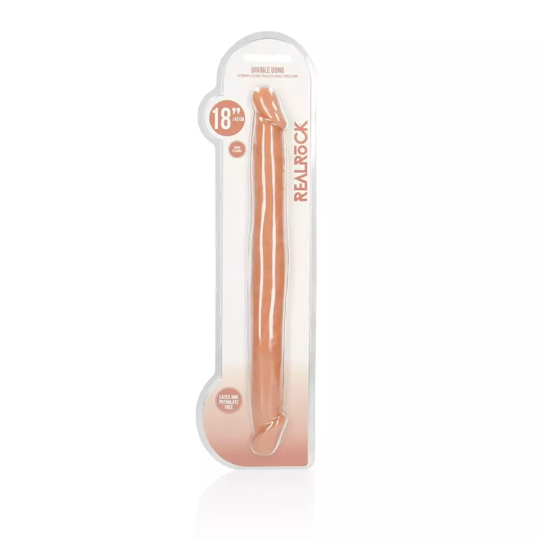 You2Toys Double Dong 46 cm lankstus ir kūnui saugus intymus aksesuaras