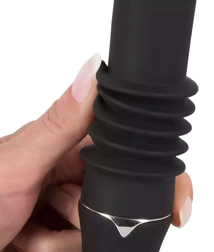You2Toys nešiojamas stūmoklinis prietaisas, 3 greičiai, 7 režimai, juodas, 28,5 cm