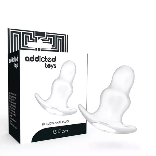ADDICTED Toys didelis skaidrus analinis plėtiklis, 13,5 cm, TPE sistema