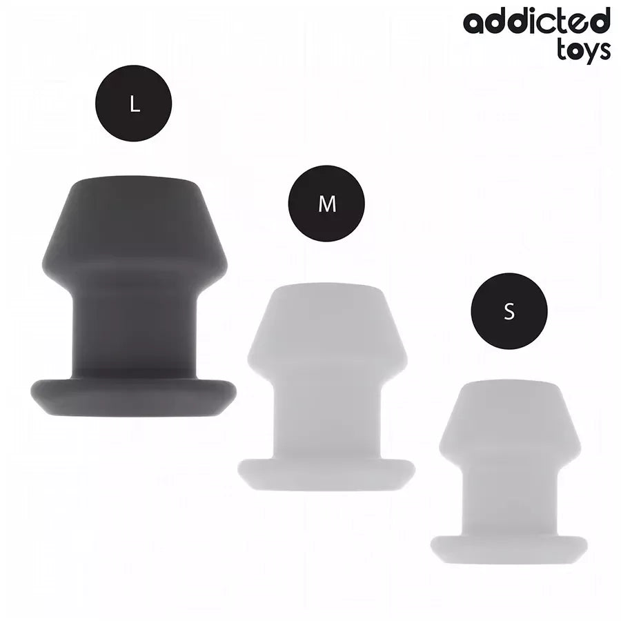 Addicted Toys Extreme Hollow Plug Silicone L 10.4 cm – didelis anatominis modelis
