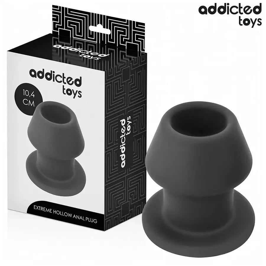 Addicted Toys Extreme Hollow Plug Silicone L 10.4 cm – didelis anatominis modelis
