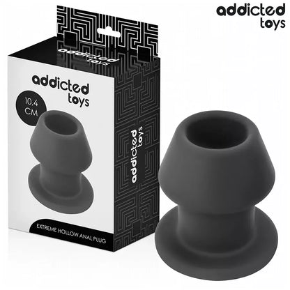 Addicted Toys Extreme Hollow Plug Silicone L 10.4 cm – didelis anatominis modelis
