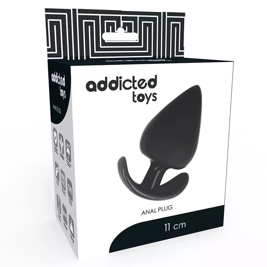 Addicted Toys silikoninis kūginis modelis 11 cm – Lankstus ergonomiškas kamštis