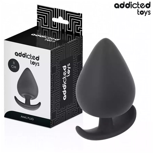 Addicted Toys XXL silikoninis analinis kamštis 11 cm – Ergonomiškas, medicininės klasės modelis