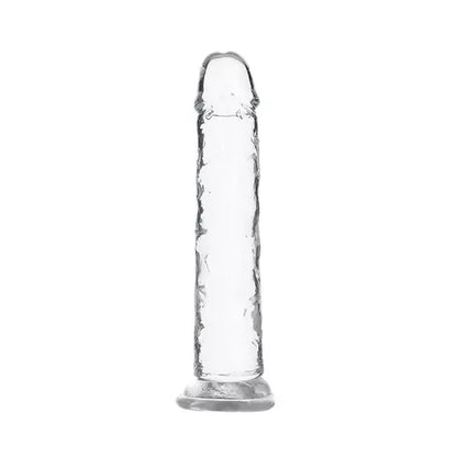 Addiction Crystal Addiction skaidrus vertikalus modelis 18 cm su siurbtuku