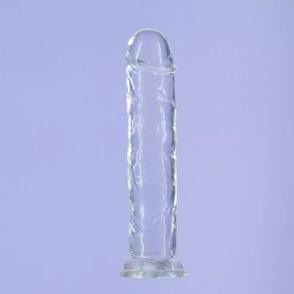 Addiction Crystal Addiction vertikalus modelis, 20 cm, skaidrus, su PowerBullet