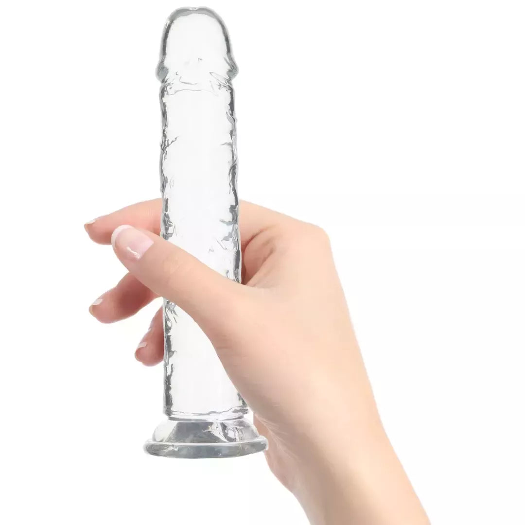 Addiction Crystal Addiction vertikalus modelis, 20 cm, skaidrus, su PowerBullet
