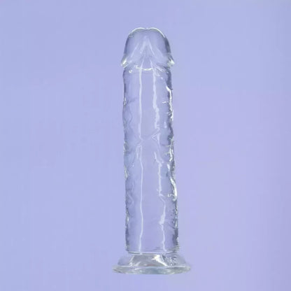 Addiction Crystal Addiction vertikalus modelis, 20 cm, skaidrus, su PowerBullet