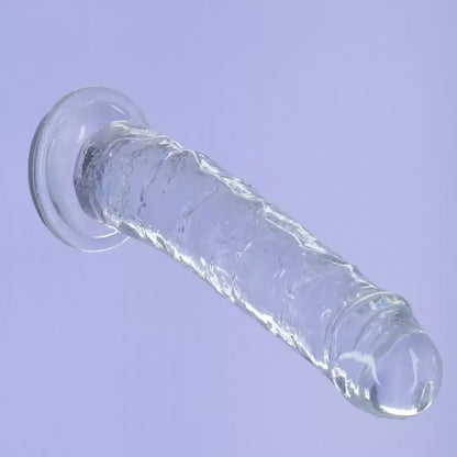 Addiction Crystal Addiction vertikalus modelis, 20 cm, skaidrus, su PowerBullet