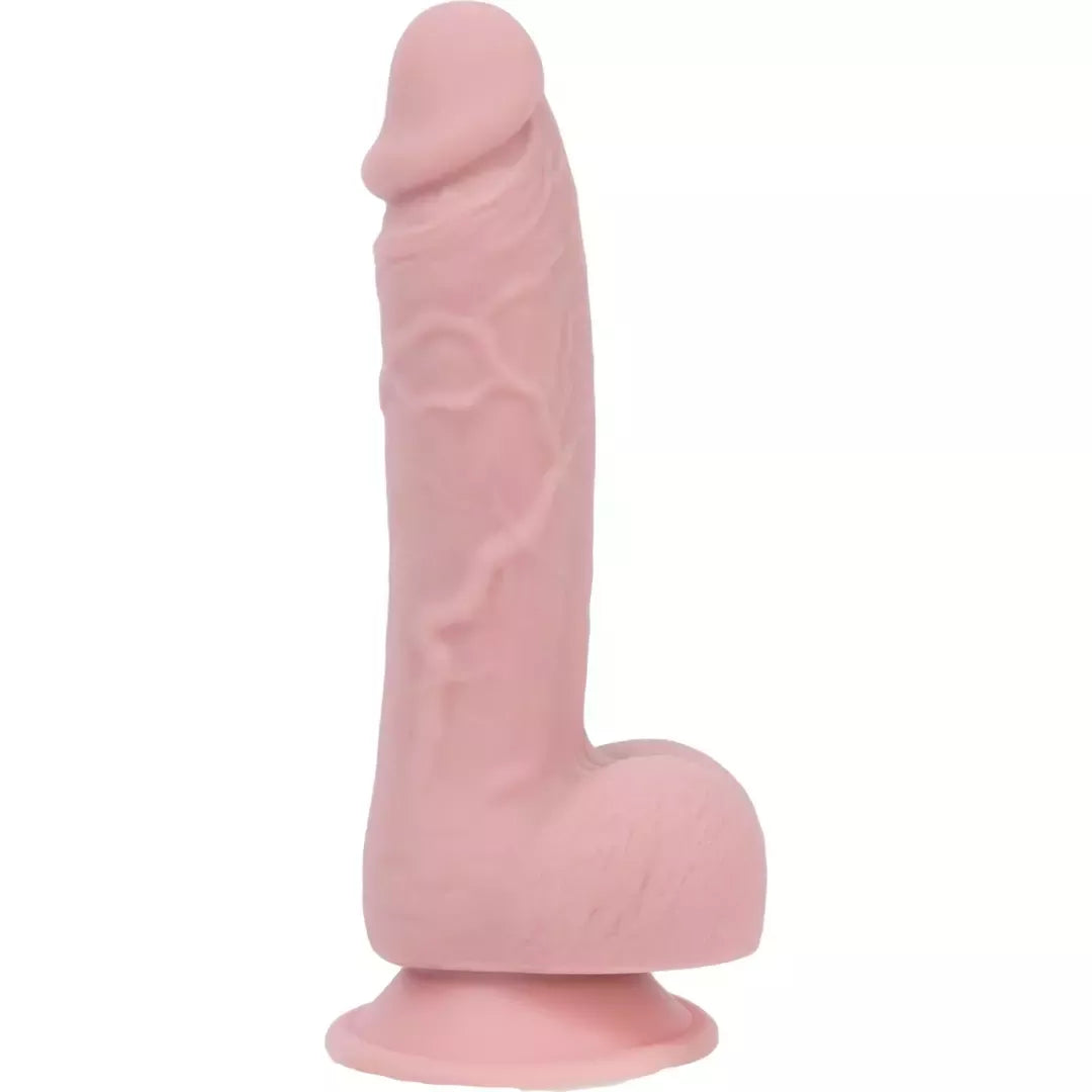 Addiction Mark 19 cm anatominis modelis su vakuuminiu pagrindu, smėlio spalvos