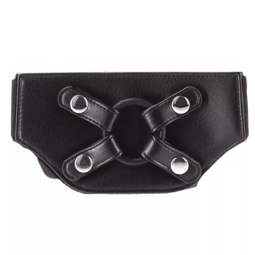 Addiction Strap-On Harness Adjustable Black One Size su PowerBullet