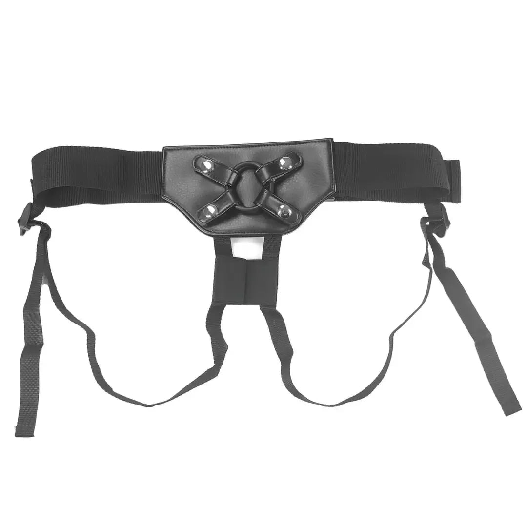 Addiction Strap-On Harness Adjustable Black One Size su PowerBullet