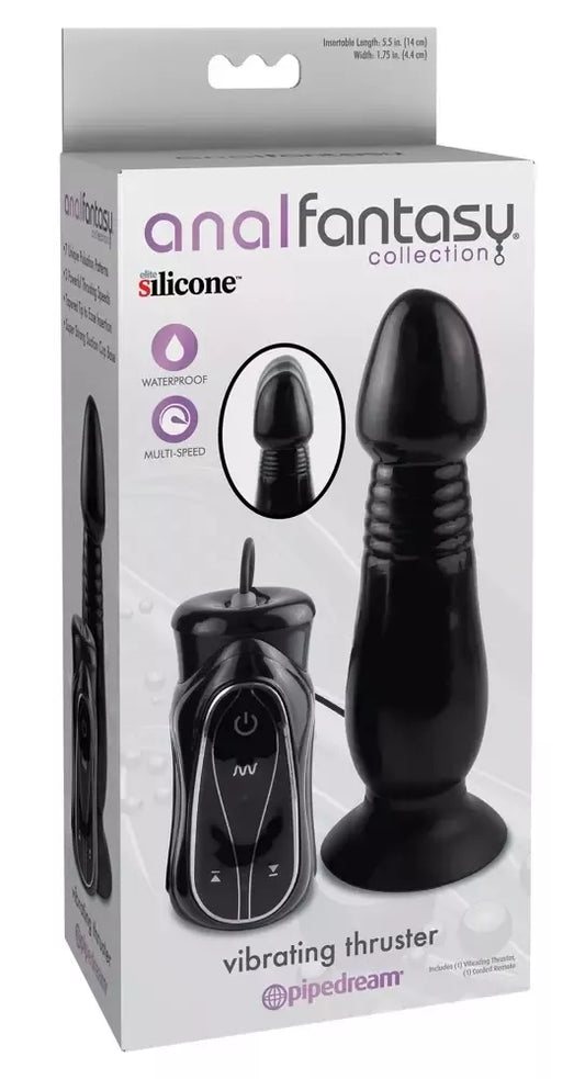 AFC Black Vibrating Thruster – 7 režimai, 3 stūmimo greičiai, 14 cm
