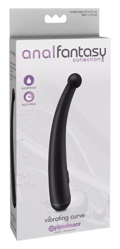 AFC Curve Black intymus stimuliatorius su kelių lygių vibracija 20,4 cm