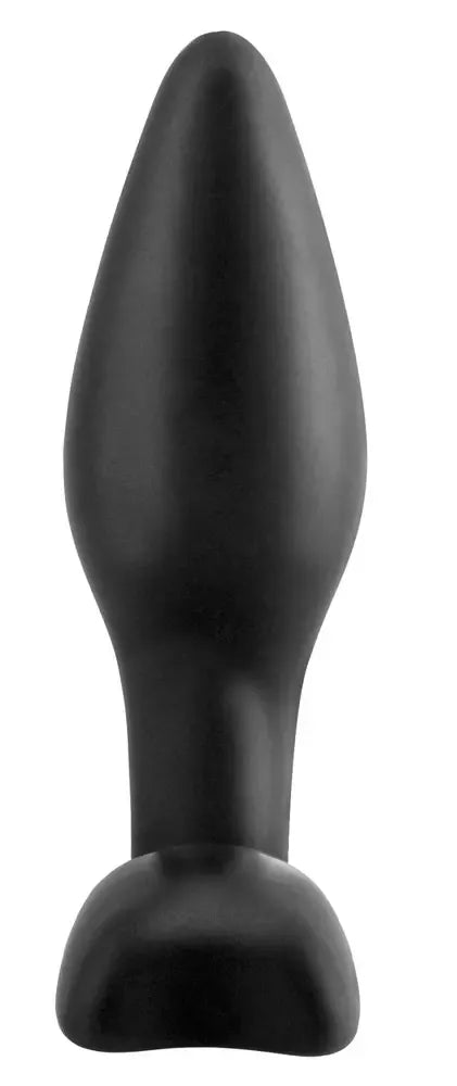 AFC Mini Elite silikoninis analinis kaištis, juodas, 7,5 cm, ergonomiškas dizainas