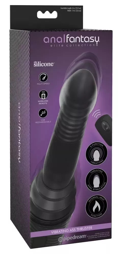 AFE Intimate Machine Vibrating Thrust & Warming Black 33,8 cm