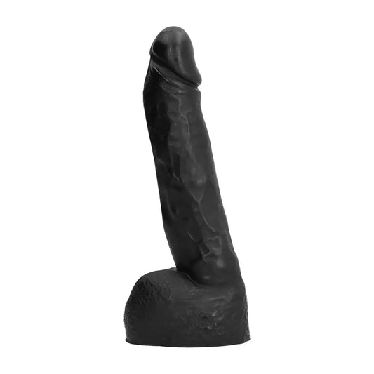 All Black 051 intymus silikoninis modelis, juodas, 22 cm