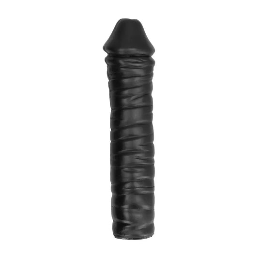 ALL BLACK 15/38 cm modelio aukščiausios kokybės silikoninis intymus aksesuaras, juodas