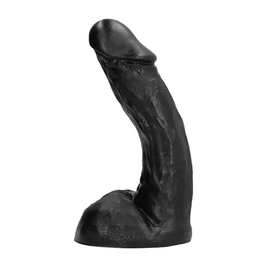 All Black 23 cm Model 6604 analinis kaištis – anatominis dizainas, juodas