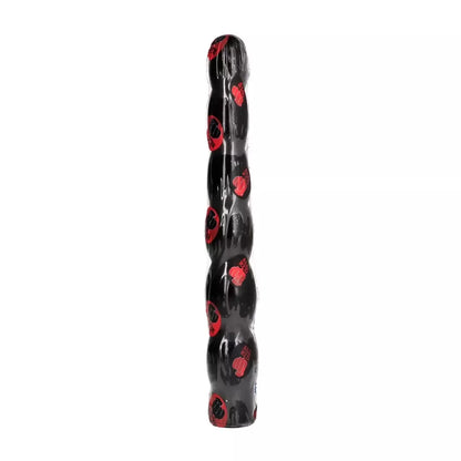 „All Black“ AB13 „Smooth Rippled“ modelis, 32 cm – lankstus juodas aksesuaras