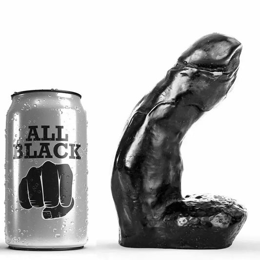 All Black AB41 kompaktiškas anatominis intymus prietaisas, 15 cm, juodas