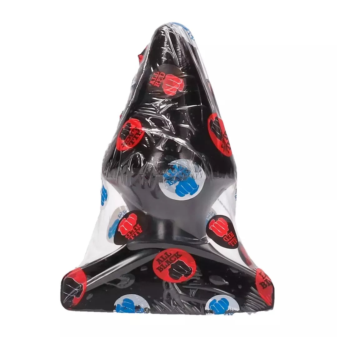 All Black AB41 siaurėjantis analinis žaislas 17 cm, juodas, silikoninis