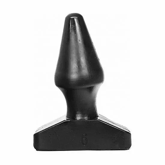 All Black AB46 Intimate Cone Plug 15,5 cm PVC vandeniui atsparus juodas