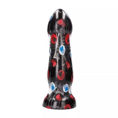 All Black Champagne-Shaped Intimate Plug 27,5 cm, juodas