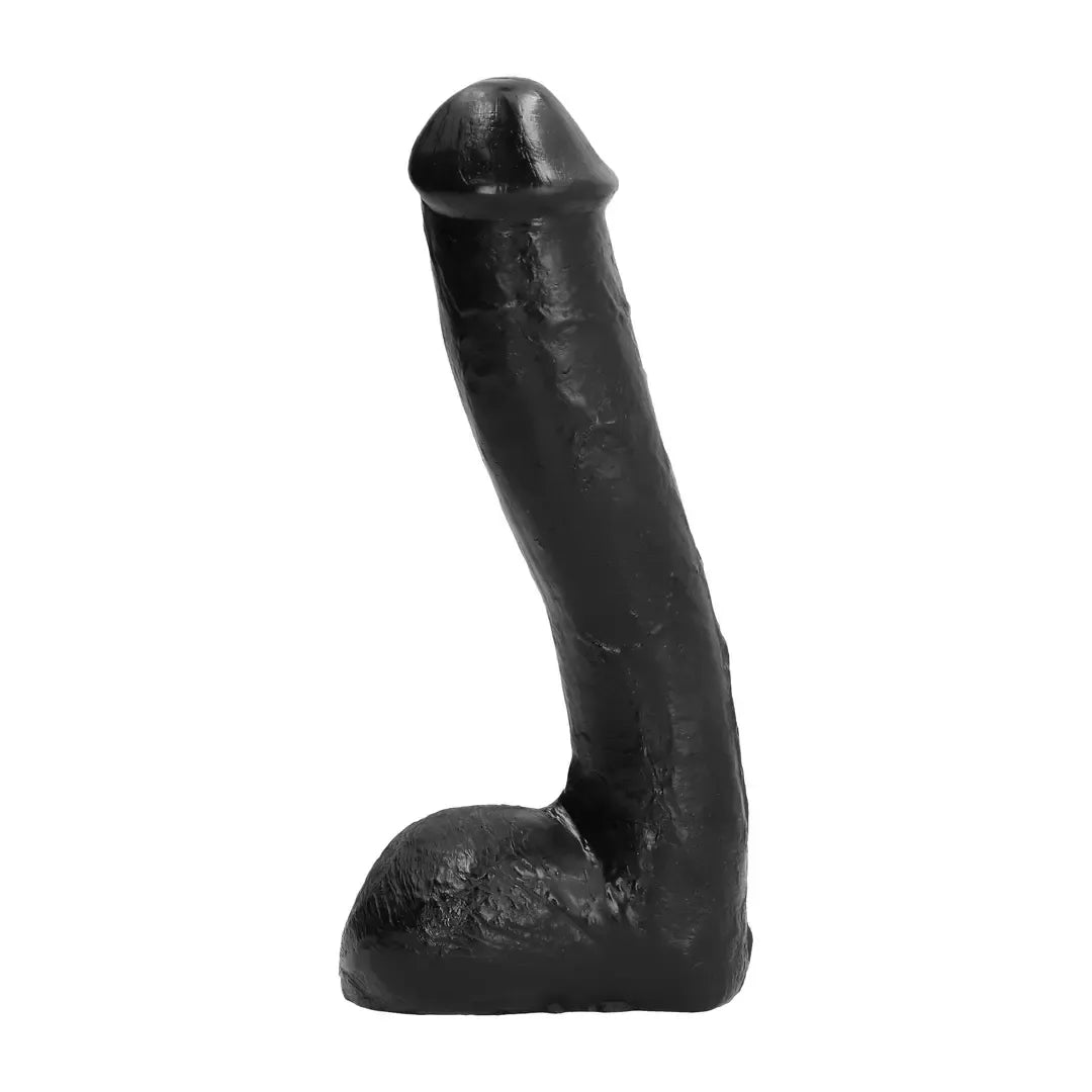 All Black Model 054 intymus prietaisas, juodos spalvos, 23 cm, lankstus paviršius