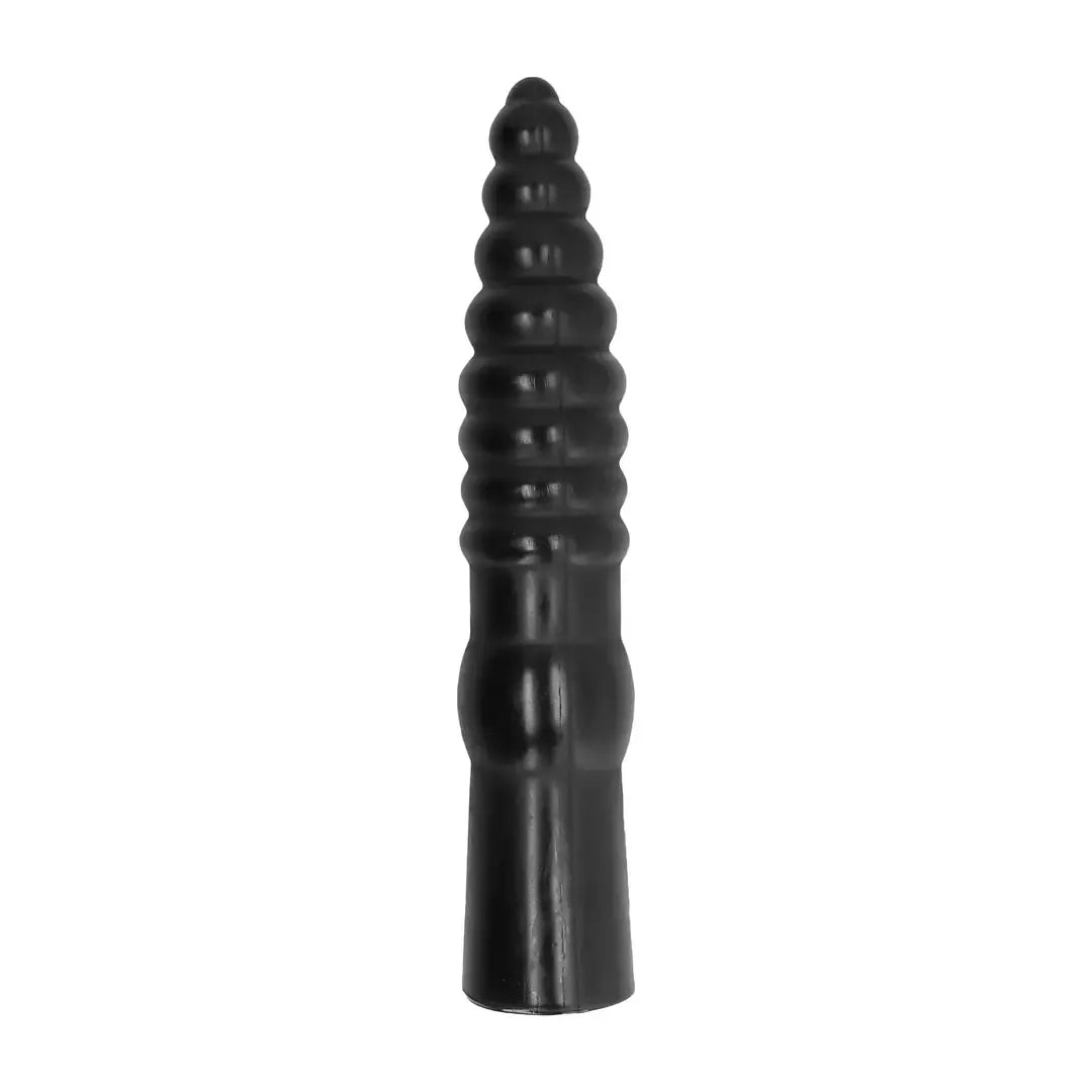 All Black Model 060 – Pailgas briaunotas intymus prietaisas 33 cm, juodas