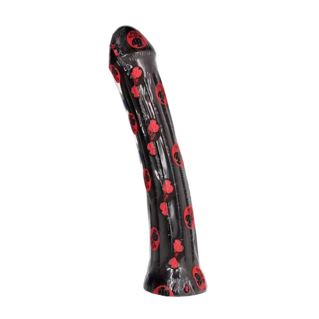 All Black Model 070 31cm anatominis intymus prietaisas – tekstūruotas juodas
