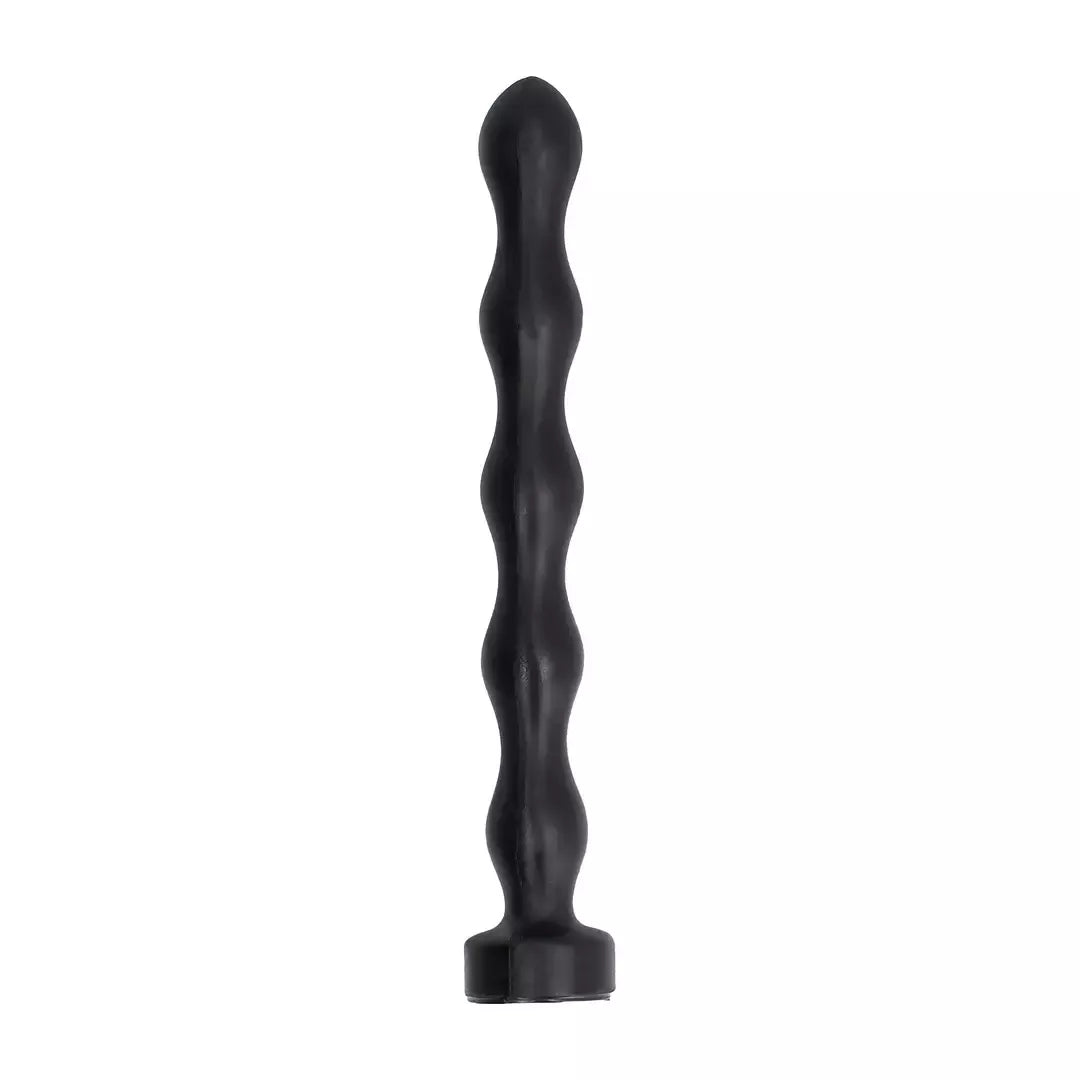 All Black Model 13 intymus vibromasažuoklis 32 cm, juodas, lankstus dizainas