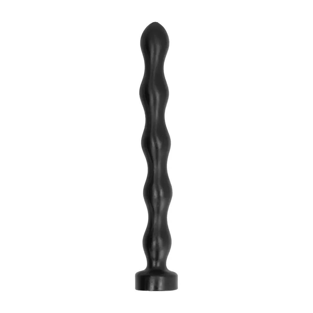 All Black Model 16 intymus masažuoklis - 41 cm, lankstaus paviršiaus dizainas