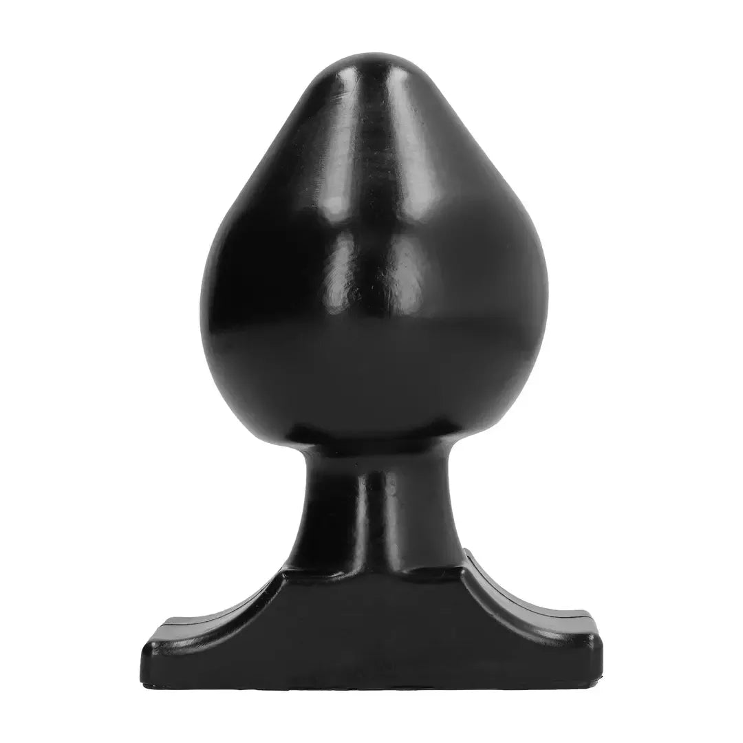 All Black Model 19 Intimate Plug 19 cm – lygus, vagočių turintis silikoninis dizainas