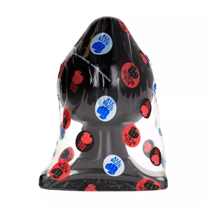 All Black Model 19 Intimate Plug 19 cm – lygus, vagočių turintis silikoninis dizainas